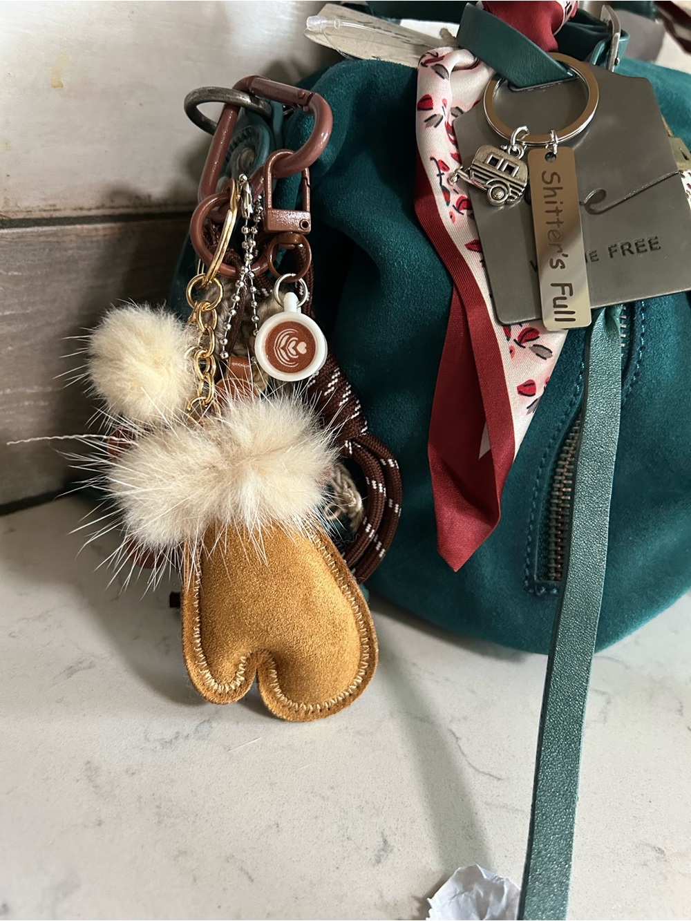 ❌SOLD❌We The Free Suede Baby Emerson in Forest Dew-Mountain Lodge Winter Holiday - Picture 8 of 16